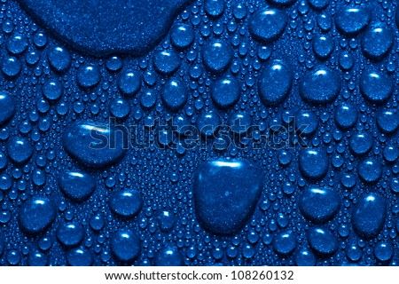 water drops background, blue See my portfolio for more