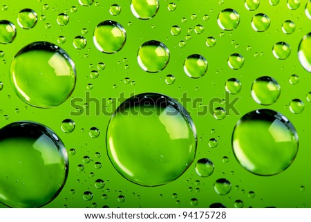 Water Bubbles On A Green Background Stock Photo 94175728 : Shutterstock