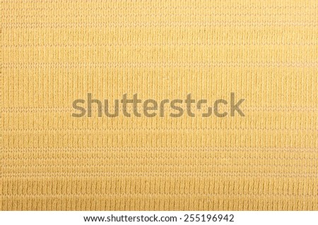 Yellow Textured Fabric with Parallel Lines