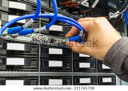 replacing a failed hard drive in the storage system in the data center