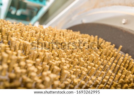 Animal feed being produced in the factory. Сток-фото © 