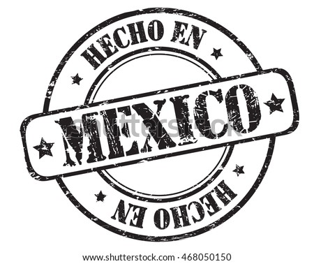 Hecho En Mexico Logo Drawing