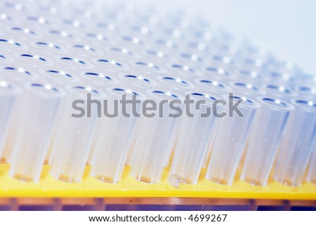 Chemical appratus on a shelf