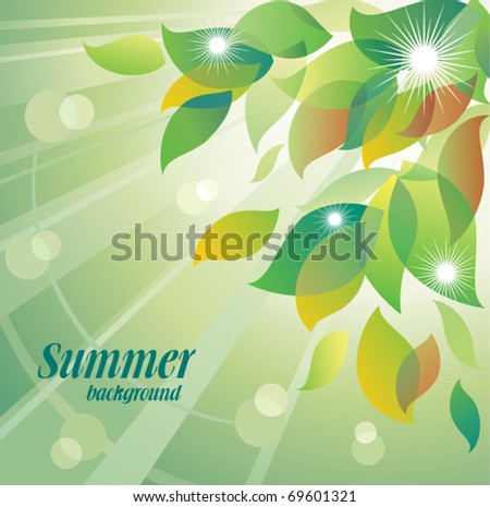 Abstract summer background.