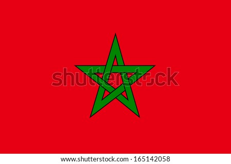 vector background of morocco flag
