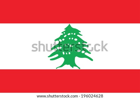 vector background of Lebanon flag