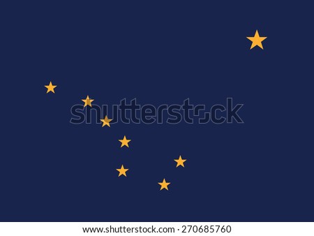 vector background of alaska state flag