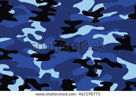 vector background of soldier blue camo pattern