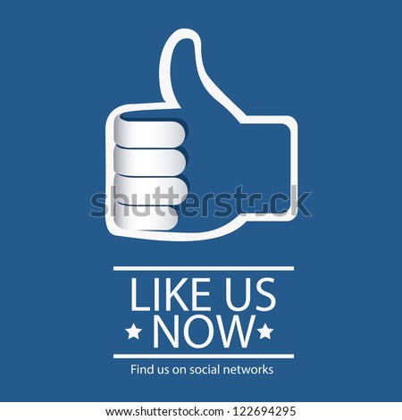 Illustration icon social networks, cons, vector illustration