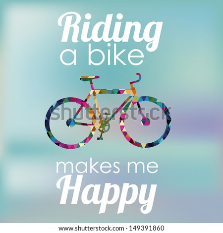 bicycle design over blue background vector illustration