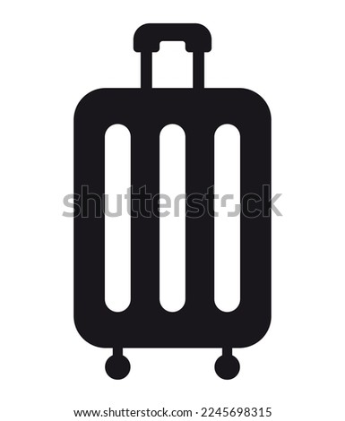 baggage icon design over white