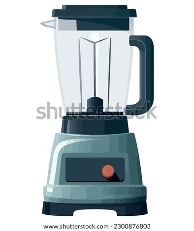 electric blender illustration over white