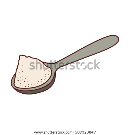spoon with sugar