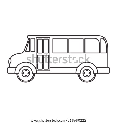 School Bus Outline | Free download on ClipArtMag