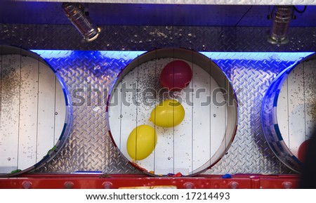 Photo of a balloon game at the luna park