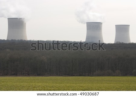 Photo of an active nuclear power station