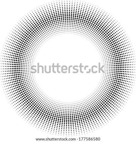 abstract background, halftone circle shaped.