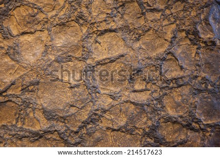 Abstract background, dried river bed turned into stone