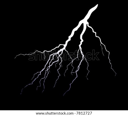 Lightning, Vector Illustration. - 7812727 : Shutterstock