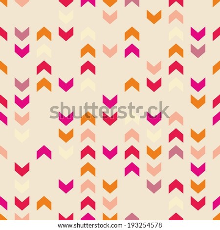 Chevron tile colorful pattern, texture or seamless background with zigzag stripes. Pink, violet, orange and red background, desktop wallpaper or website design element