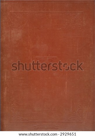 old book cover with ornament