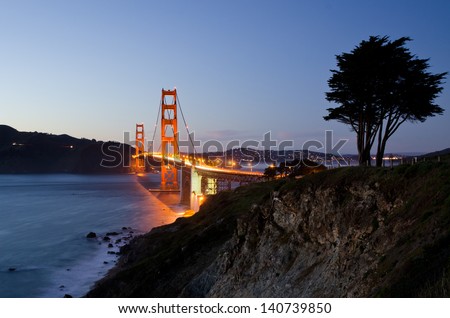 Famous California and USA landmark on the West Coast
