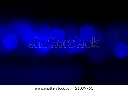 blue lights in the darkness