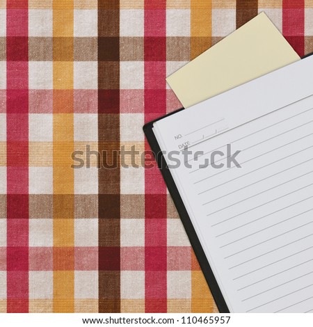 picnic tablecloth. Good as background or backdrop.