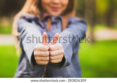 Similar – Image, Stock Photo Anonymous person standing looking at islet with coniferous trees in lake