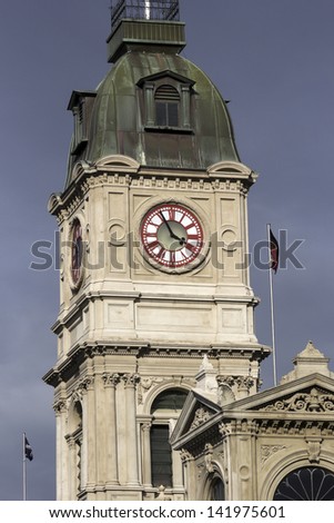Ballarat historic architecture - clock tower in the afternoon light