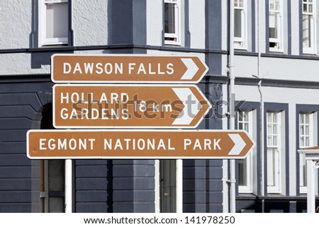 Directions to Egmont National Park in New Zealand