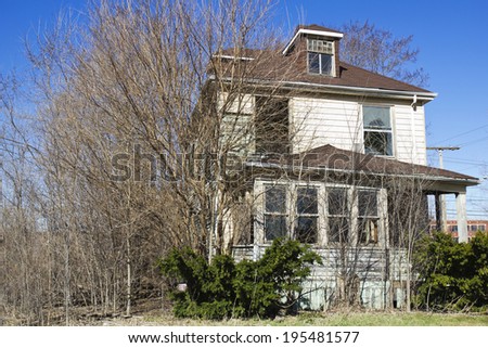 Abandoned house in Gary, Indiana.