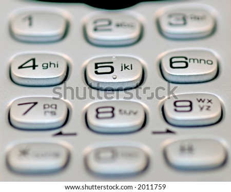 a close up of a phone keypad