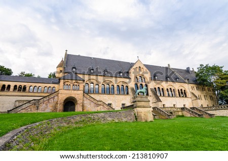 The Imperial Palace of Goslar (German: Kaiserpfalz Goslar) is a historical building complex in the south of the town of Goslar north of the Harz mountains, central Germany.
