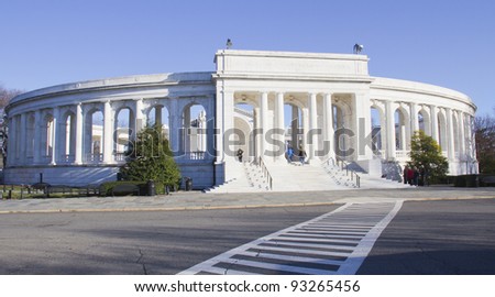 Memorial Amphitheater, Arlington Cemetery Virginia, Near Washington DC