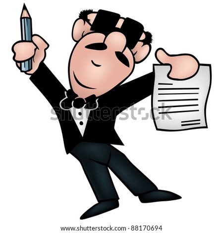 Sales Manager - Cartoon Illustration - 88170694 : Shutterstock