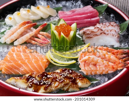 Japanese Food, Menu of 7 Sahimi