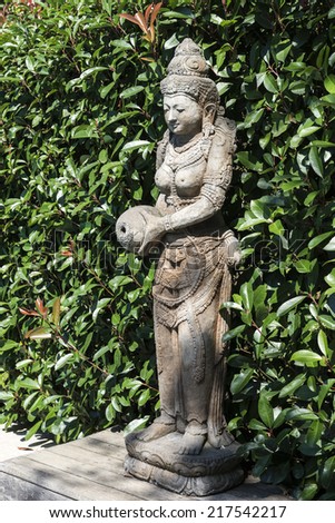sculpture in the garden