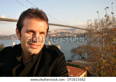 ISTANBUL, TURKEY - NOVEMBER 14: Famous Turkish former football player and manager Okan Buruk on November 14, 2007 in Istanbul, Turkey. He also won 56 caps with the Turkey national football team.