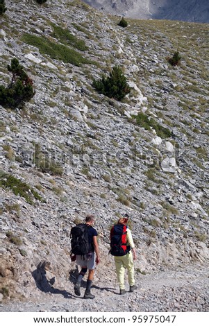 Trekking Mount Olympus. (Mount Olympus is the home of the Twelve Olympians, the principal gods in the Greek pantheon)