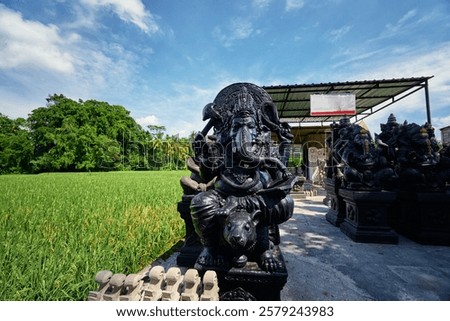 Similar – Image, Stock Photo Stone statues near ancient temple