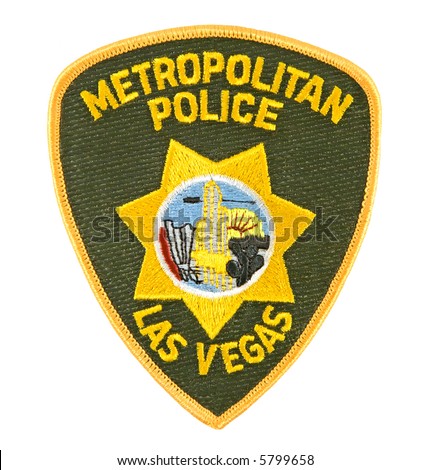 Las Vegas Metropolitan Police Uniform Shoulder Patch. Stock Photo ...