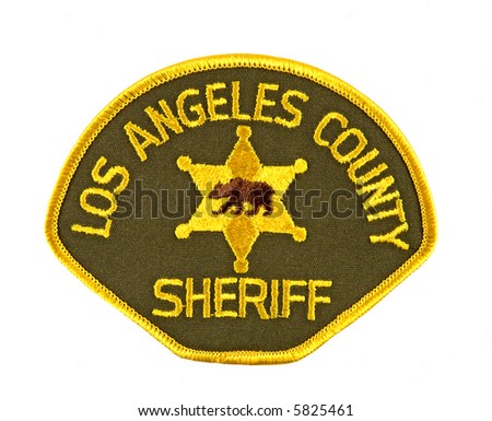 Los Angeles County Sheriff Uniform Shoulder Patch. Stock Photo 5825461 ...