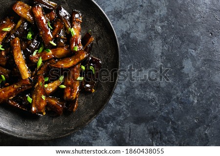 Similar – Image, Stock Photo Delicious vegetarian dish with assorted vegetables and mushrooms