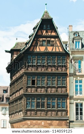 The Maison Kammerzell in Gothic architecture in  Place Du March