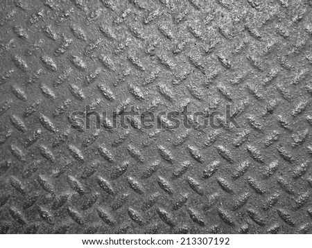 Sheet metal pattern, anti-slip