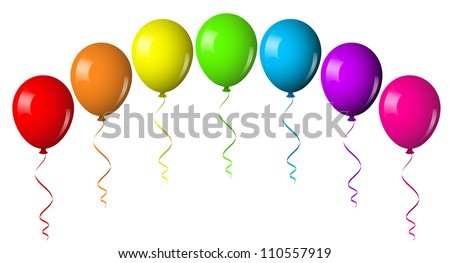 Similar – Image, Stock Photo colourful balloons in rainbow colours in front of a bright blue sky | lifted