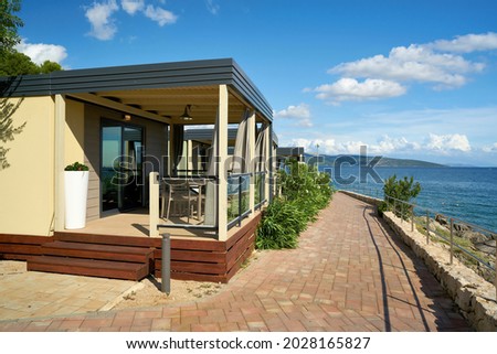 Similar – Image, Stock Photo Bungalows Camping site