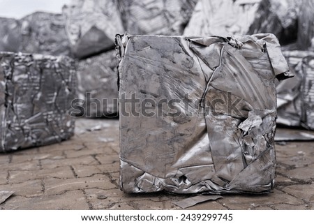 Similar – Image, Stock Photo Scrap yard at the port of Hamburg