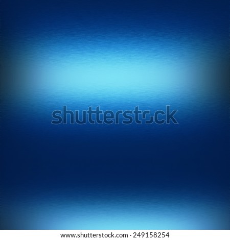 blue abstract background interior design wall, spot light scene for own concept presentation